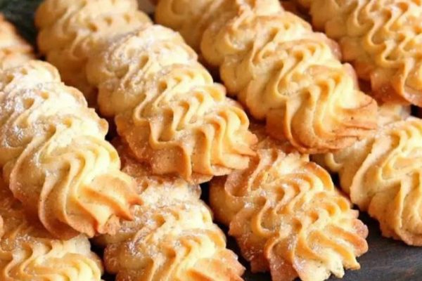 Biscoitos de Creme e Baunilha