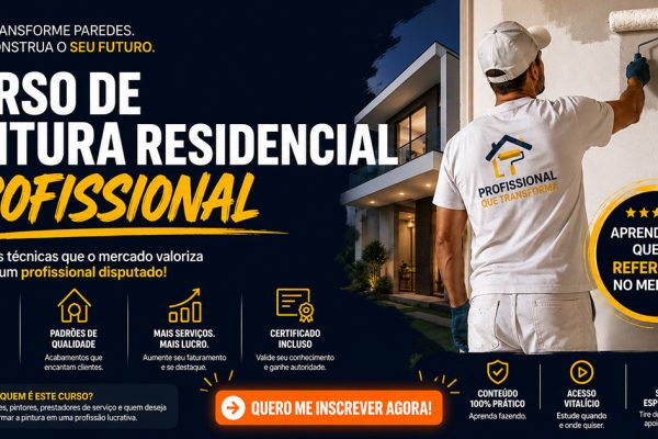 Curso de pintura profissional residencial